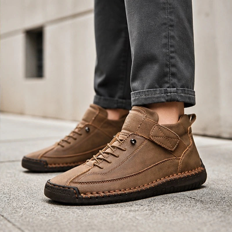 Graham Leather Sneakers - Brown - leather sneakers - Brondals - Image 3