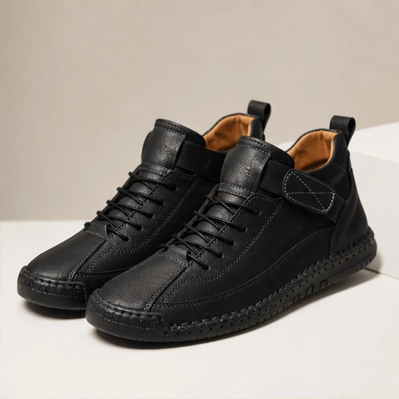 Graham Leather Sneakers - Black - sneakers - Brondals - Image 2