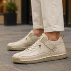 Graham Leather Sneakers - Cream - leather sneakers - Brondals - Image 3