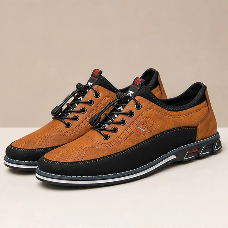 Griffin Leather Sneakers - Brown - leather sneakers - Brondals - Image 2
