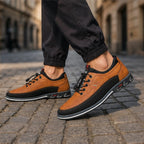 Griffin Leather Sneakers - Brown - premium leather - Brondals - Image 3