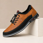 Griffin Leather Sneakers - Brown - Sneakers - Brondals - Image 1