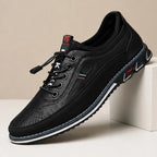 Griffin Leather Sneakers - Black - Sneakers - Brondals - Image 1