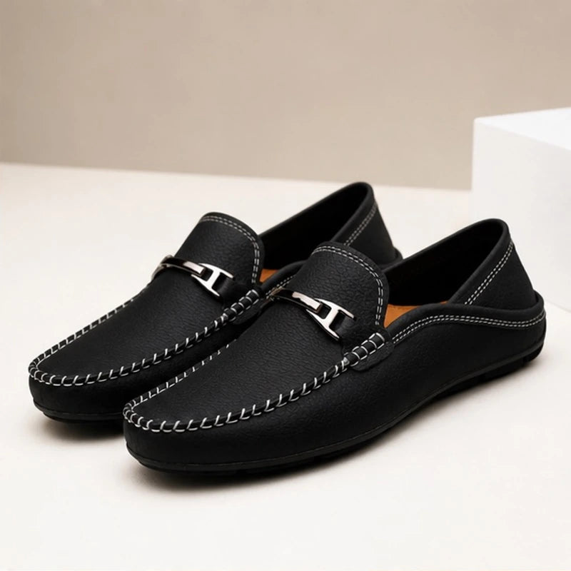 Harding Leather Loafers - Black - loafers - Brondals - Image 2