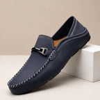 Harding Leather Loafers - Blue - Shoes - Brondals - Image 1