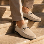 Harding Leather Loafers - Khaki - leather loafers - Brondals - Image 3