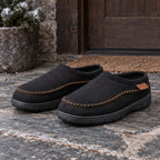 Harlan Men's Fleece Slippers - Black - mens moccassin - Brondals - Image 3
