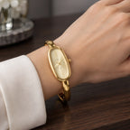 Henrietta Women's Minimalist Oval Dial Bracelet Watch - Champagne Gold - Accessories > Watches > Bracelet Watches - Brondals - Image 1