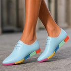Hester Low-Top Rainbow Sneakers - Blue - heels - Brondals - Image 2