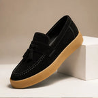 Holloway Suede Loafers - Black - Shoes - Brondals - Image 1