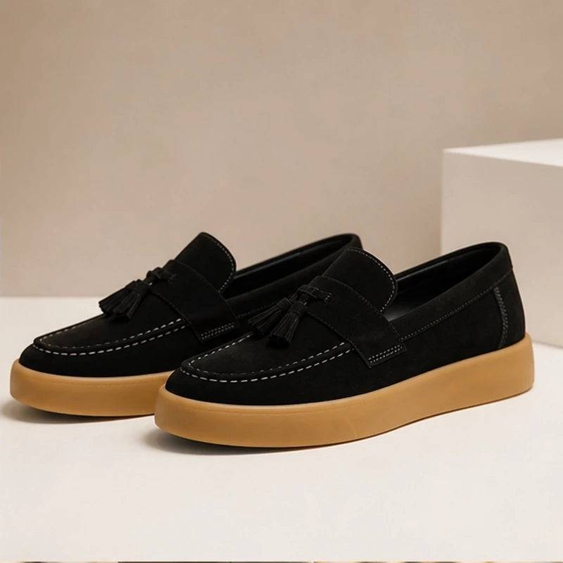 Holloway Suede Loafers - Black - loafers - Brondals - Image 2