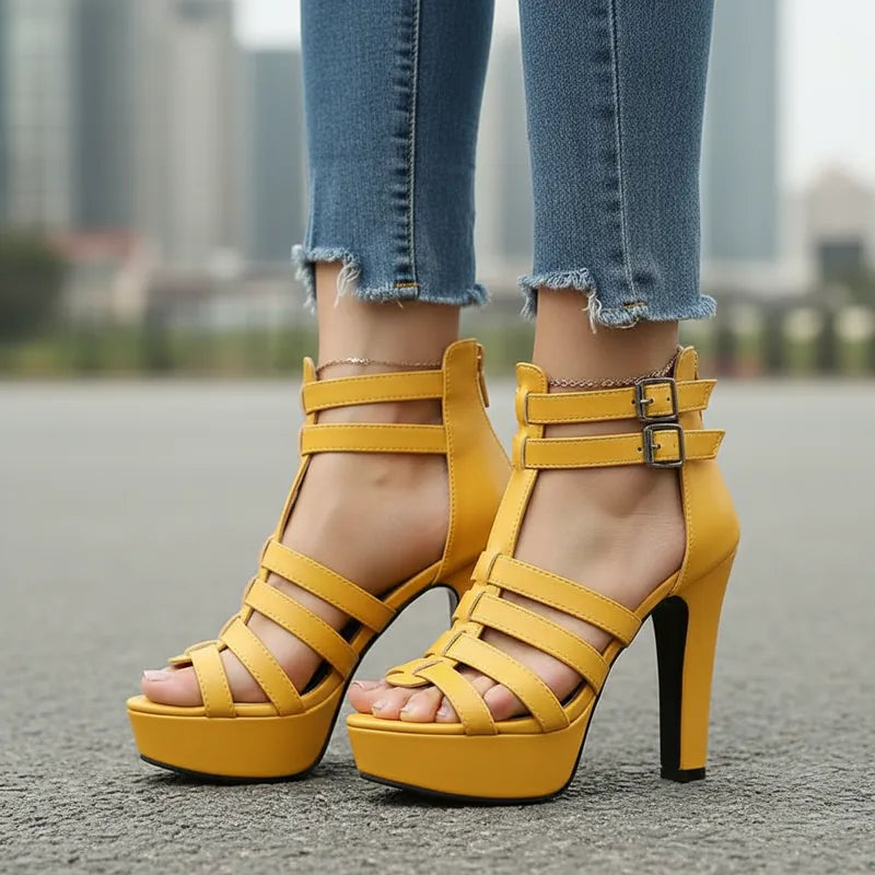 Tacones de plataforma Viana