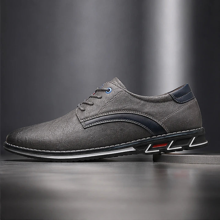 Regent Genuine Leather Shoes - Graphite - mens shoes - Brondals - Image 2