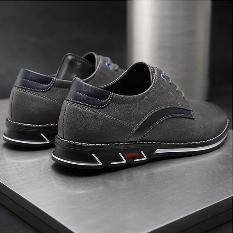 Regent Genuine Leather Shoes - Graphite - leather shoes - Brondals - Image 3