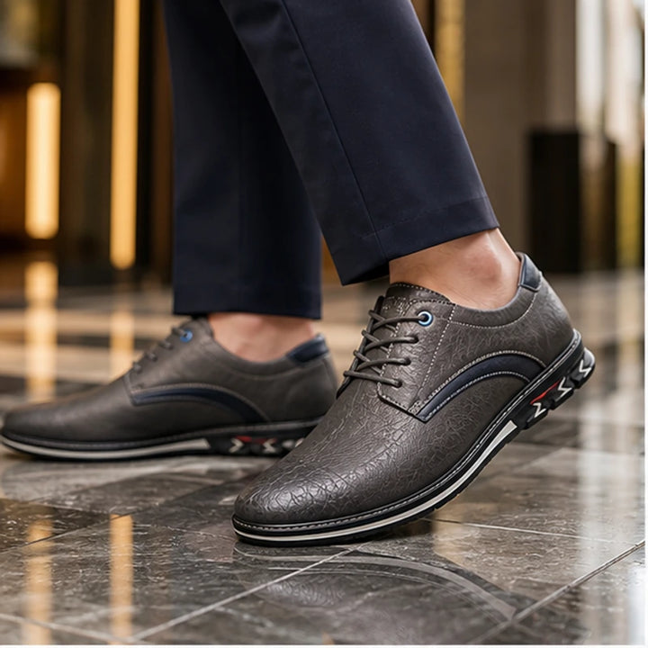 Regent Genuine Leather Shoes - Graphite - dress shoes - Brondals - Image 4