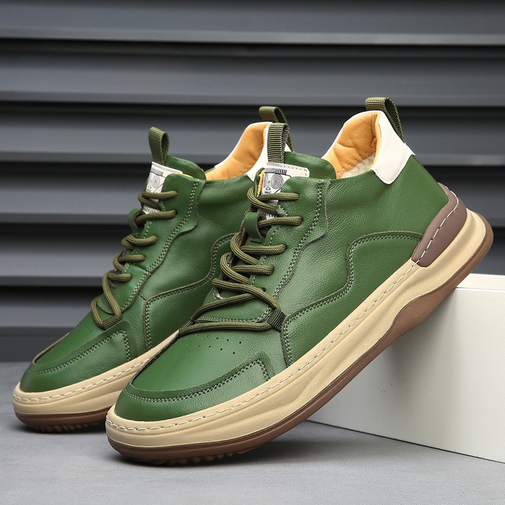 Dellava Italian Genuine Leather Sneakers - mens sneakers - Brondals - Image 2