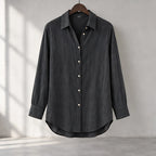 Ileana Women's Relaxed-Fit Long Sleeve Shirt - Black - Long Sleeve Tops | Tops - Brondals - Image 3