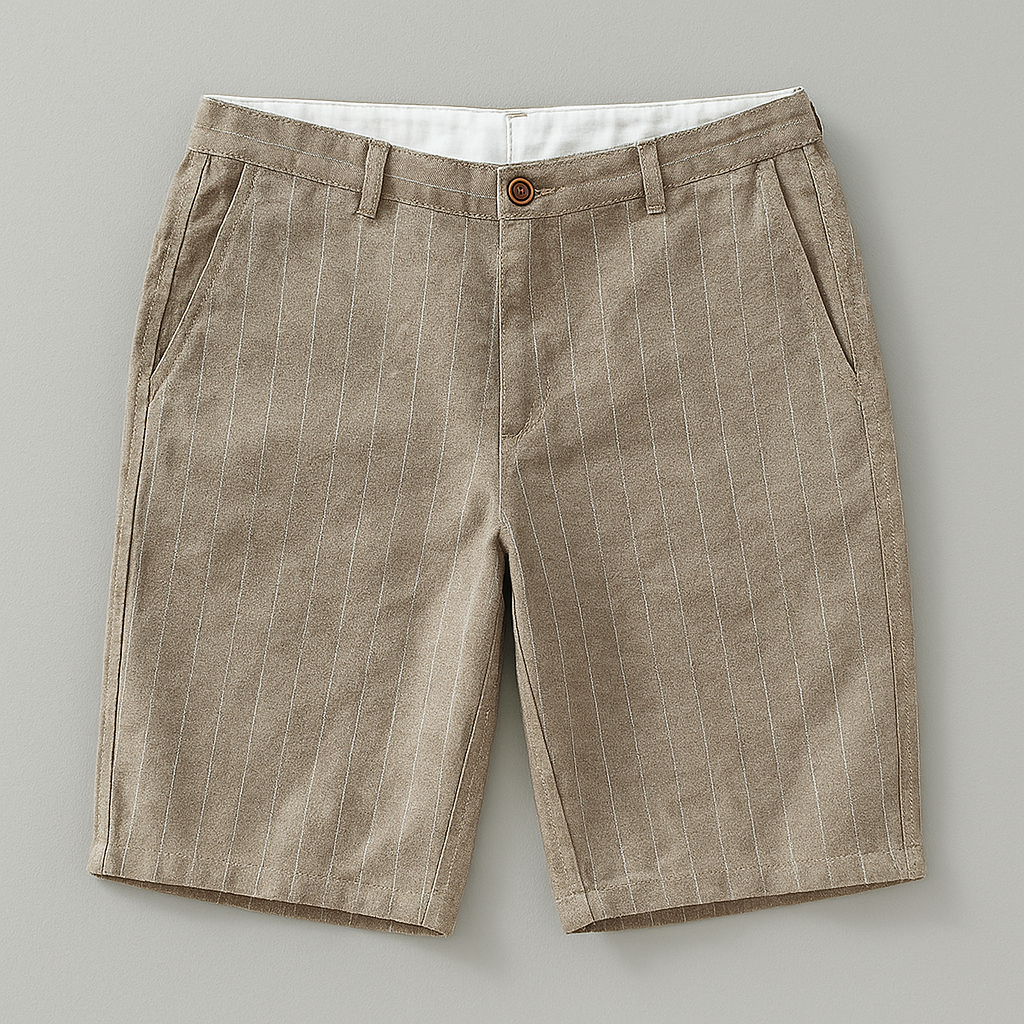 Strivano Pinstripe Shorts