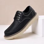 Ingram Genuine Leather Shoes - Black - Shoes - Brondals - Image 1