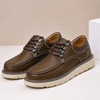 Ingram Genuine Leather Shoes - Brown - men's shoes - Brondals - Image 2