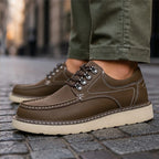 Ingram Genuine Leather Shoes - Brown - genuine leather - Brondals - Image 3