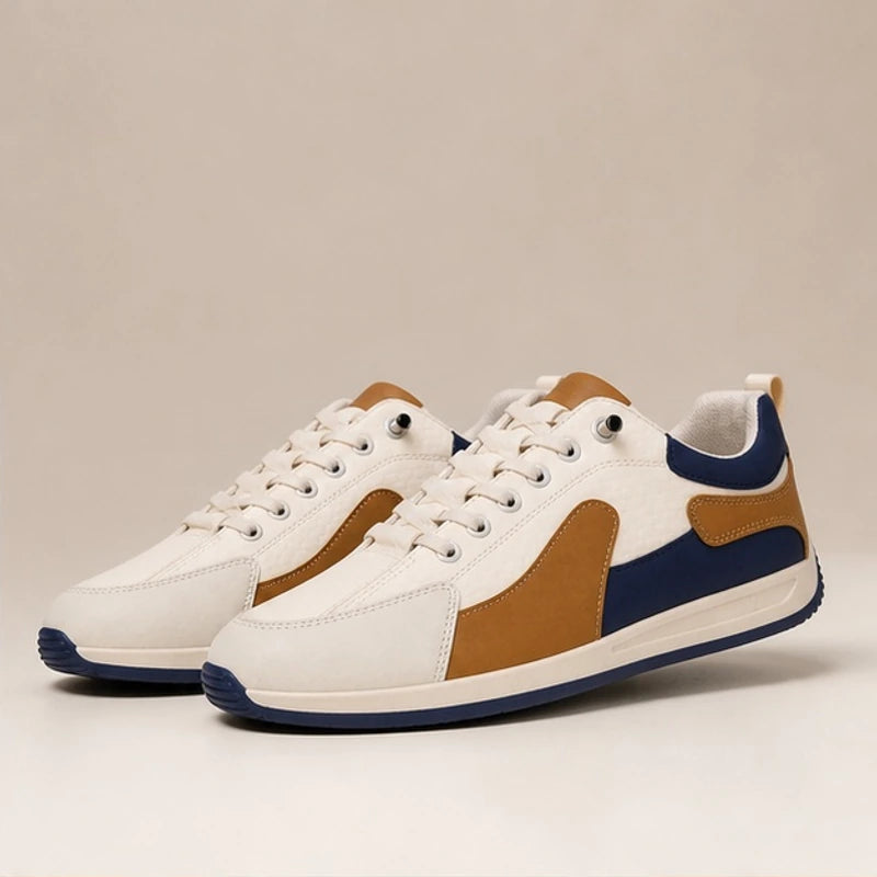 Irving Leather Sneakers - Navy - mens sneakers - Brondals - Image 2