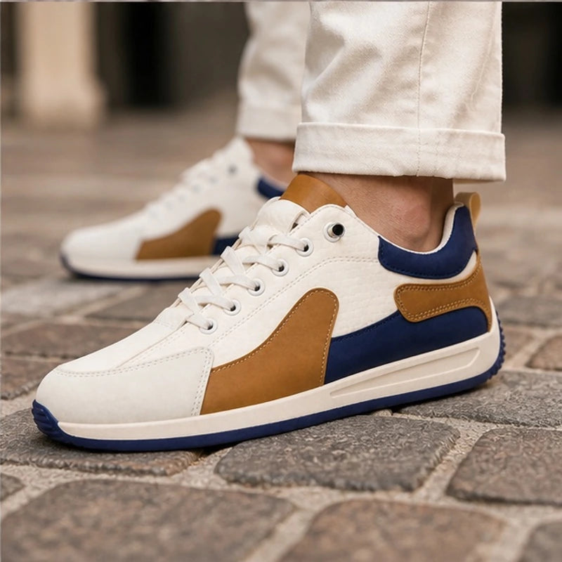 Irving Leather Sneakers - Navy - genuine leather - Brondals - Image 4