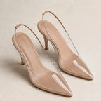 Isaura Transparent Pumps - Crystal Nude - Women's Footwear > Heels > Stiletto Pumps - Brondals - Image 1