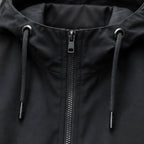 Isidore Men's Lightweight Technical Hooded Windbreaker Jacket - Black - Men's Tops - Brondals - Image 4