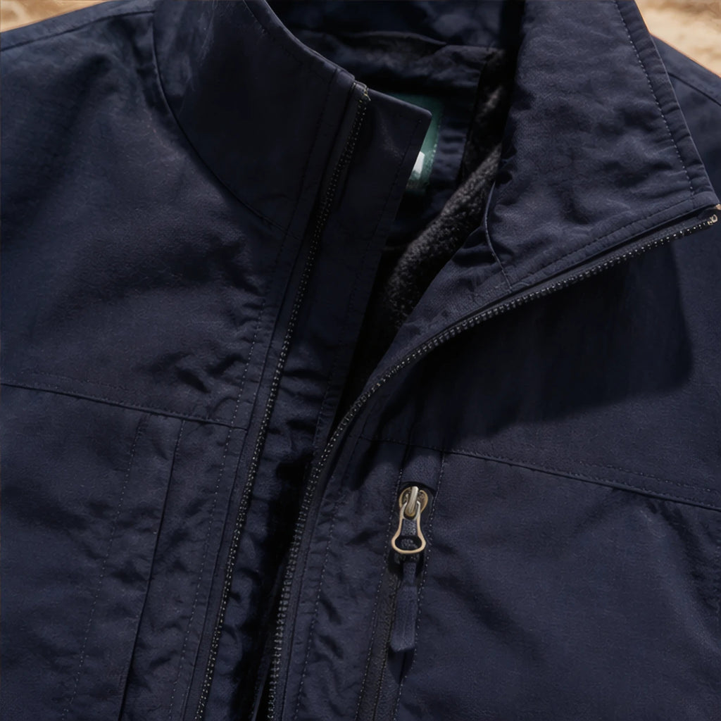 Ivor Multi-Pocket Utility Vest - Navy Blue - utility vest - Brondals - Image 4