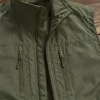 Ivor Multi-Pocket Utility Vest - Army Green - Clothing > Outerwear > Utility Vests - Brondals - Image 3