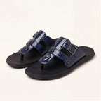 Lariva Leather Sandals - Blue - Shoes - Brondals - Image 1