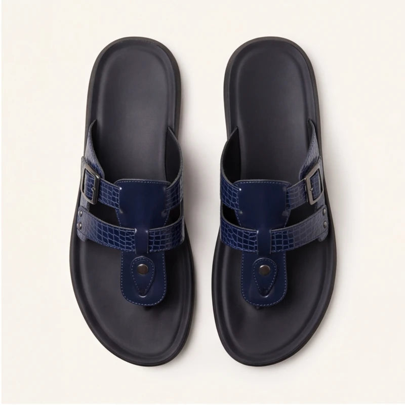 Lariva Leather Sandals - Blue - men's sandals - Brondals - Image 2