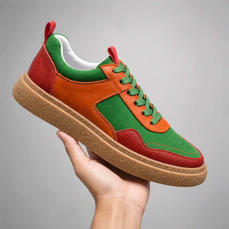 Lehman Leather Sneakers - Multicolor - Sneakers - Brondals - Image 1