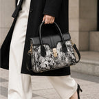 Jacinta Botanical Handbag - Noire - satchel - Brondals - Image 3