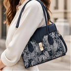 Jacinta Botanical Handbag - Marin - satchel - Brondals - Image 3