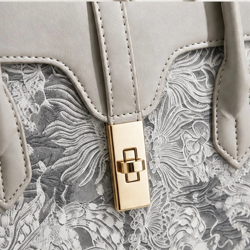 Jacinta Botanical Handbag - Cendre - handbag - Brondals - Image 2