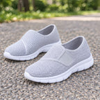 Jemima Womens' Orthopedic Breathable Mesh Slip-On Shoes - Gray - female - Brondals - Image 4