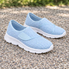 Jemima Womens' Orthopedic Breathable Mesh Slip-On Shoes - Light Blue - female - Brondals - Image 4
