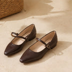 Jessa Women's Mary Jane Flats - Brown - wapfoot - Brondals - Image 3