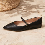 Jessa Women's Mary Jane Flats - Black - Flats - Brondals - Image 4