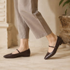 Jessa Women's Mary Jane Flats - Brown - wap - Brondals - Image 2