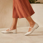 Jessa Women's Mary Jane Flats - Beige - wap - Brondals - Image 2