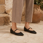 Jessa Women's Mary Jane Flats - Black - Women's Footwear > Flats > Mary Jane Flats - Brondals - Image 1