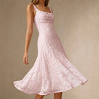 Jolene Lace Midi Dress - Pink - Women > Dresses - Brondals - Image 2