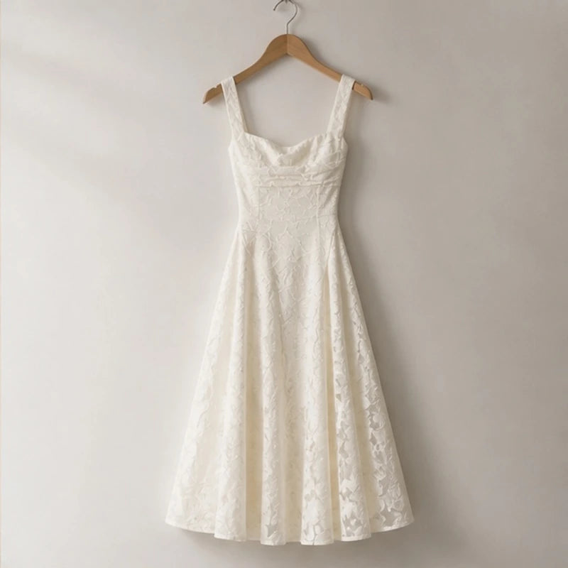 Jolene Lace Midi Dress - White - Women > Dresses - Brondals - Image 1