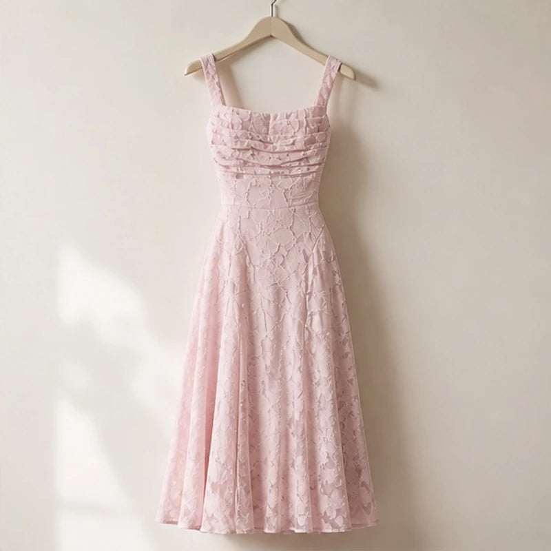Jolene Lace Midi Dress - Pink - Women > Dresses - Brondals - Image 1
