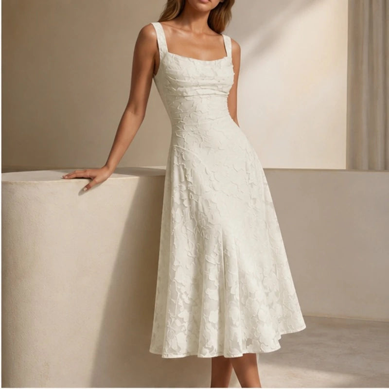 Jolene Lace Midi Dress - White - Women > Dresses - Brondals - Image 2