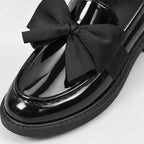Jolie Patent Bow Loafer - Black - loafers - Brondals - Image 2