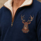 Jules Men's Knit Quarter-Zip Sweater - Blue - Department: Men - Brondals - Image 3